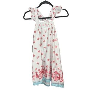 Janie and Jack Girls Size 14 White Floral Dress Sundress